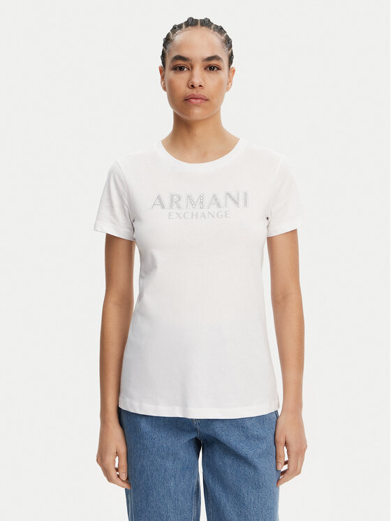 Armani Exchange Marškinėliai · Balta