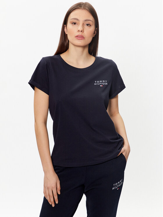 Tommy Hilfiger Marškinėliai · Tamsiai mėlyna