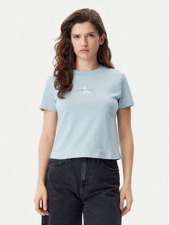Calvin Klein Jeans Marškinėliai · Mėlyna