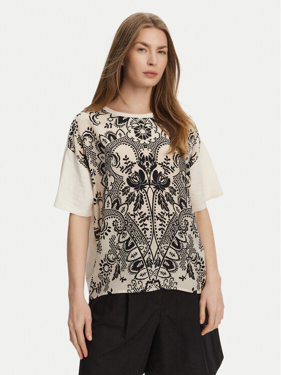 Kodas 20MAY Weekend Max Mara Marškinėliai · Smėlio