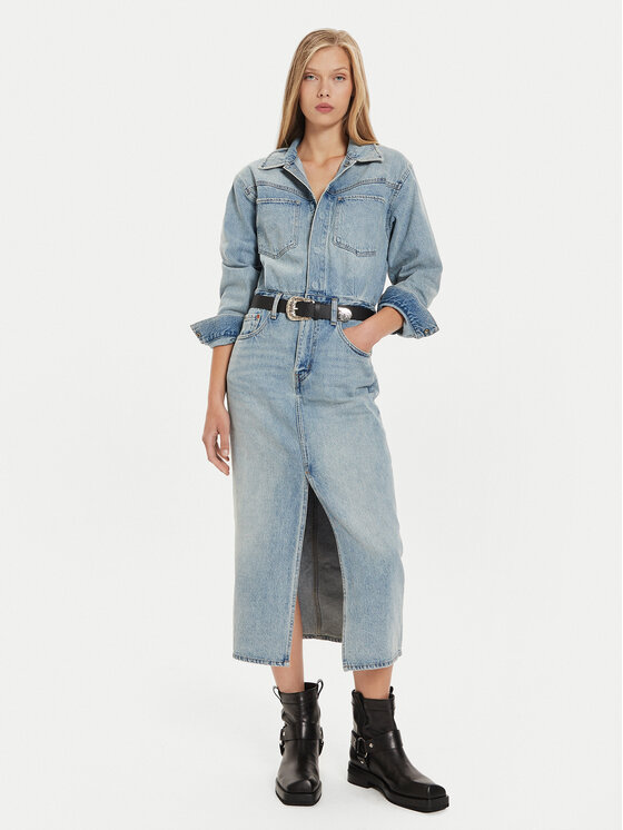 Levi's® Džinsinė suknelė · Mėlyna · Midi