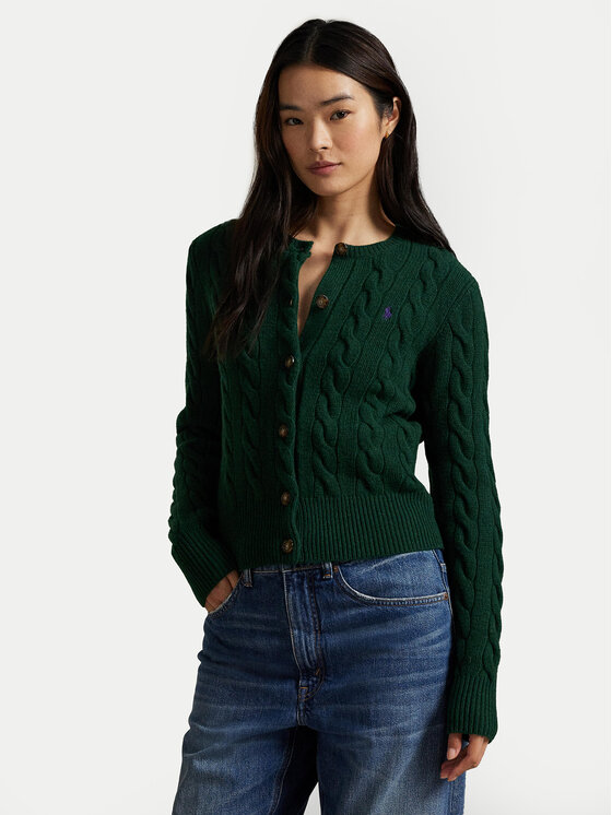 Kodas 20MAY Polo Ralph Lauren Kardiganas · Žalia · Slim Fit