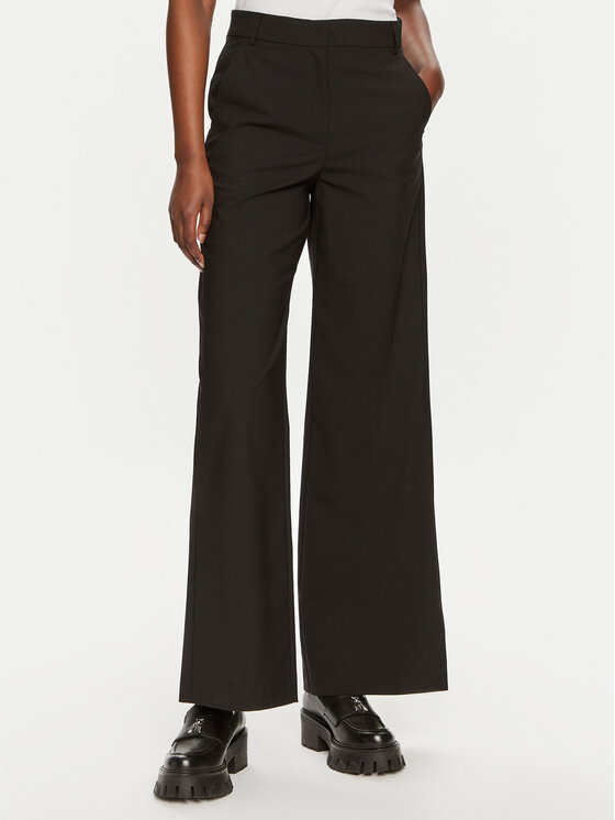 Kodas 20MAY MAX&Co. Medžiaginės kelnės · Juoda · Regular Fit