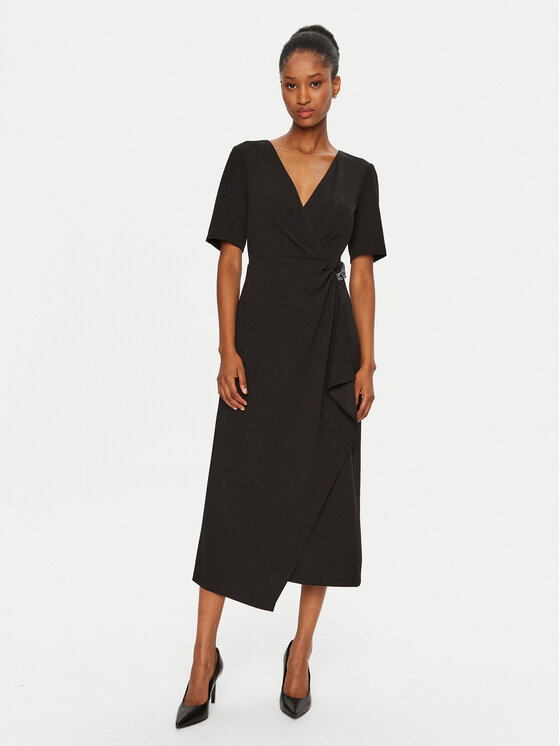DKNY Kokteilinė suknelė · Juoda · Midi