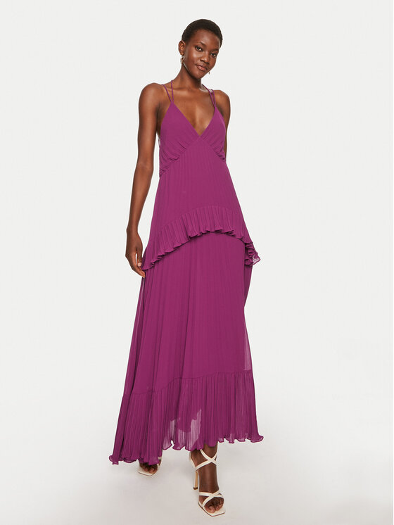 TWINSET Kokteilinė suknelė · Violetinė · Midi