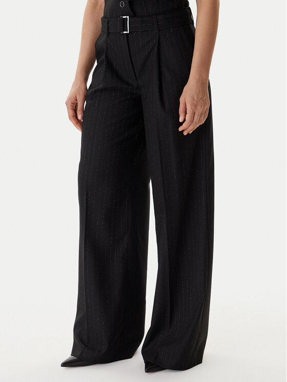 Guess Palazzo kelnės · Juoda · Regular Fit