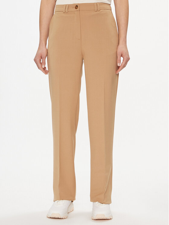 United Colors Of Benetton Medžiaginės kelnės · Smėlio · Regular Fit
