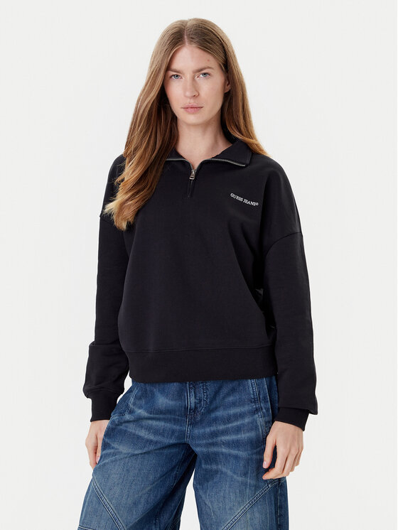 Guess Jeans Džemperis · Juoda · Regular Fit