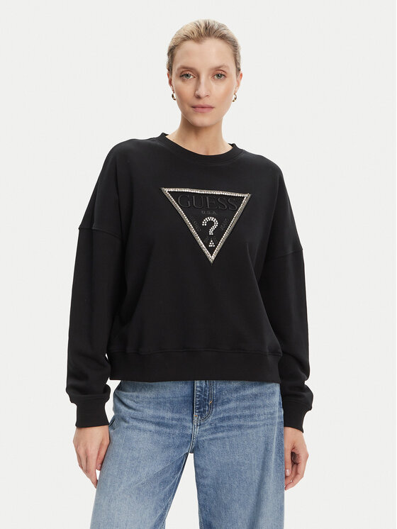 Guess Džemperis · Juoda · Regular Fit