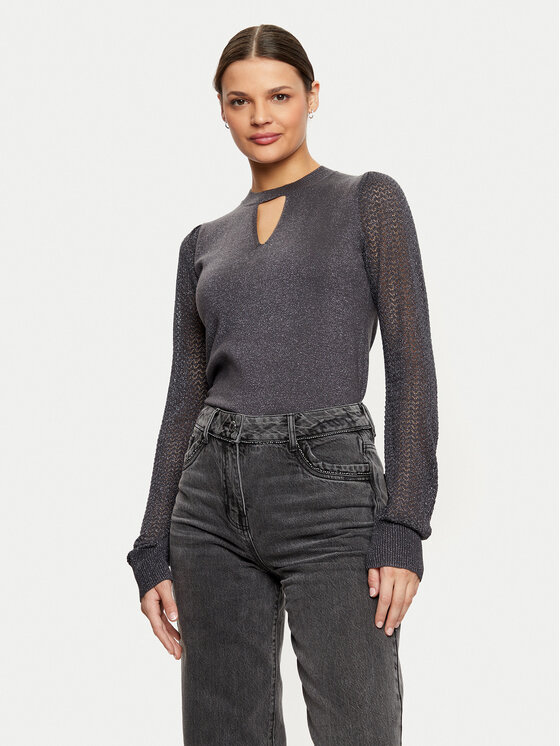 Morgan Megztinis · Pilka · Regular Fit