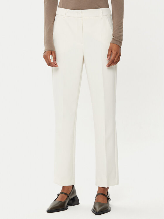 Weekend Max Mara Chinos kelnes · Écru · Slim Fit