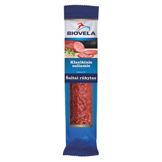 Šaltai rūkytas KLASIKINIS saliamis, 200 g