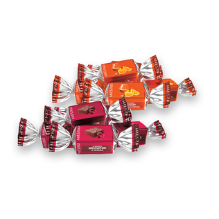 Sveriami sald. BRANDY & ORANGE arba BROWNIE Z WISNIA, 1 kg