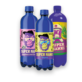 Gėrimas SUPER MANKI, 3 rūšių, 0,33 l