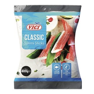 Šald. krabų skonio lazdelės iš surimio VIČI CLASSIC, 400 g