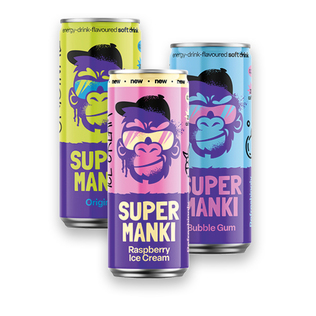 Gėrimas SUPER MANKI, 3 rūšių, 0,5 l