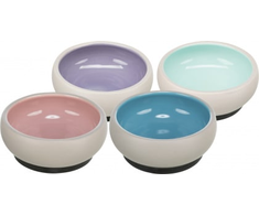 Trixie Bowl, katei, keraminis, 0,3 l / o 11 cm, su guminiu pagrindu, įvairių spalvų