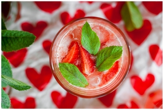 Naminis braškinis limonadas